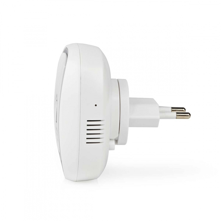 Nedis SmartLife Gasdetektor | Zigbee 3.0 | Strömadapter | Givarlivscykel: 5 år | EN 50194-1:2009 | Android™ / IOS | Med testknapp | 75 dB | Vit