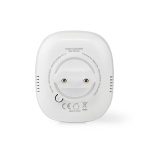 Nedis SmartLife Gasdetektor | Zigbee 3.0 | Strömadapter | Givarlivscykel: 5 år | EN 50194-1:2009 | Android™ / IOS | Med testknapp | 75 dB | Vit