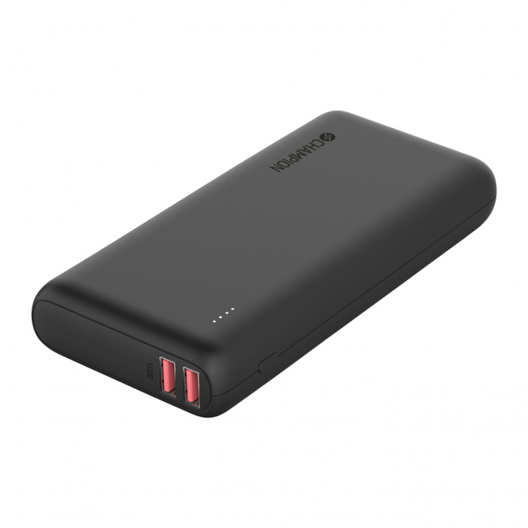 Champion PowerBank 20.000 mAh 30W PD Svart Champion PowerBank 20.000 mAh 30W PD Svart
