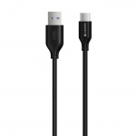 Champion USB-A till USB-C Kabel 2m Svart
