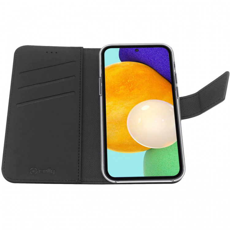 Celly Wallet Case Galaxy A04s / A13 5G Svart
