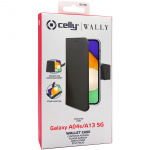 Celly Wallet Case Galaxy A04s / A13 5G Svart