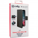 Celly Wallet Case Galaxy S23 Ultra 5G Svart Celly Wallet Case Galaxy S23 Ultra 5G Svart