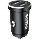 Champion Billaddare 24W 2-Port Mini Svart