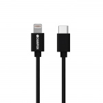 Champion USB-C till Lightning Kabel 1m Svart