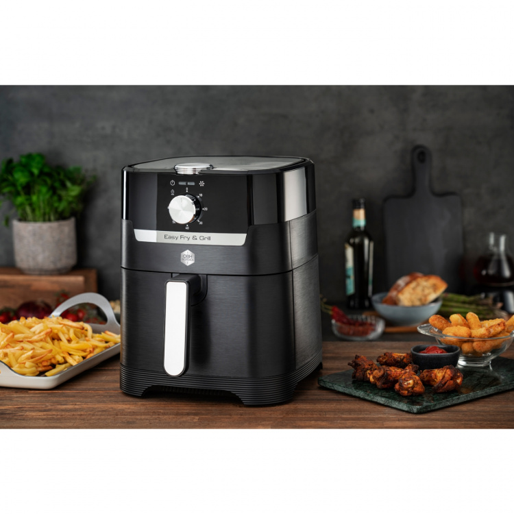 OBH Nordica Easy Fry & Grill Classic 2in1 Black 1550Watt OBH Nordica Easy Fry & Grill Classic 2in1 Black 1550Watt