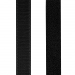 LogiLink Kardborreband dubbelsidig 25mm 5 meter Svart
