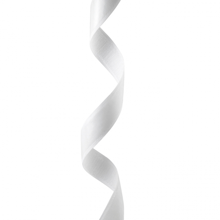 LogiLink Kardborreband dubbelsidig 25mm 5 meter Vit