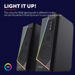 Trust GXT 609 Zoxa RGB Gaming speakers 12W