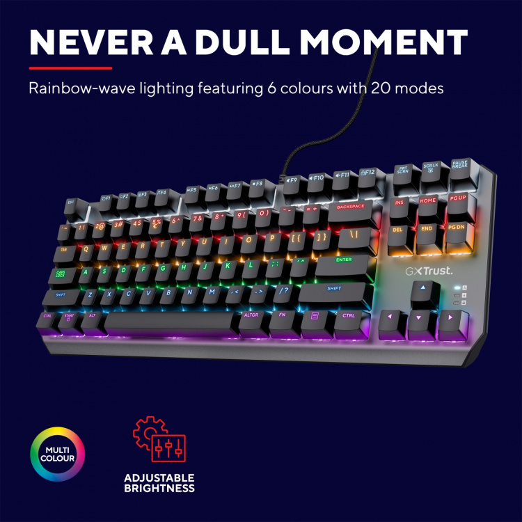 Trust GXT 384 Callaz Mechanical TKL Gaming keyboard