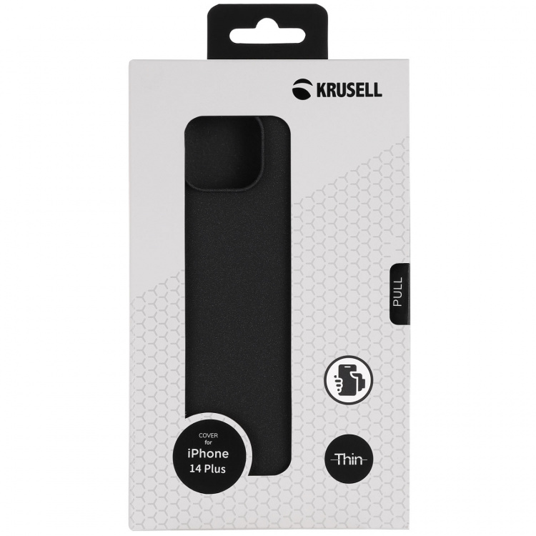 Krusell SandCover iPhone 14 Plus Svart Krusell SandCover iPhone 14 Plus Svart
