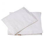 NG Baby Påslakanset Spjälsäng vit spets