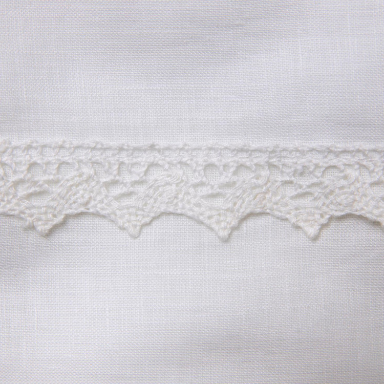 NG Baby Påslakanset Spjälsäng vit spets