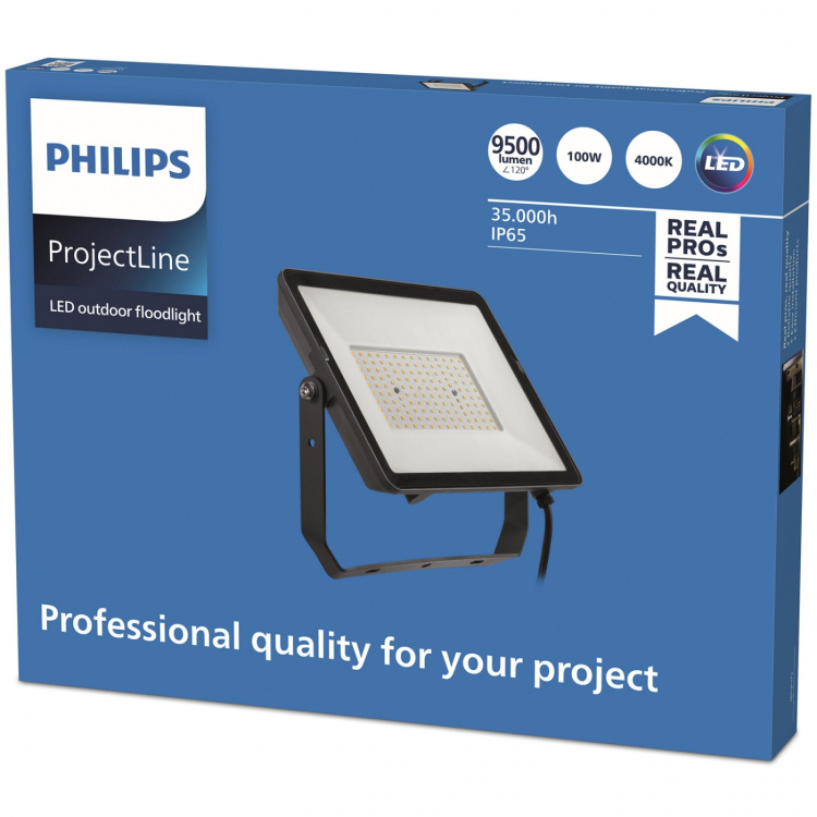 Philips ProjectLine Strålkastare 100W 9500lm Philips ProjectLine Strålkastare 100W 9500lm