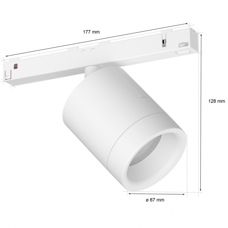 Philips Hue Perifo cylinderspotlight Vit