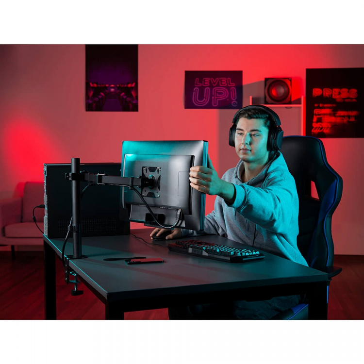 Hama Monitorfäste För En Monitor XL Svart