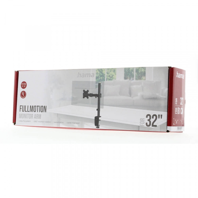 Hama Monitorfäste För En Monitor XL Svart