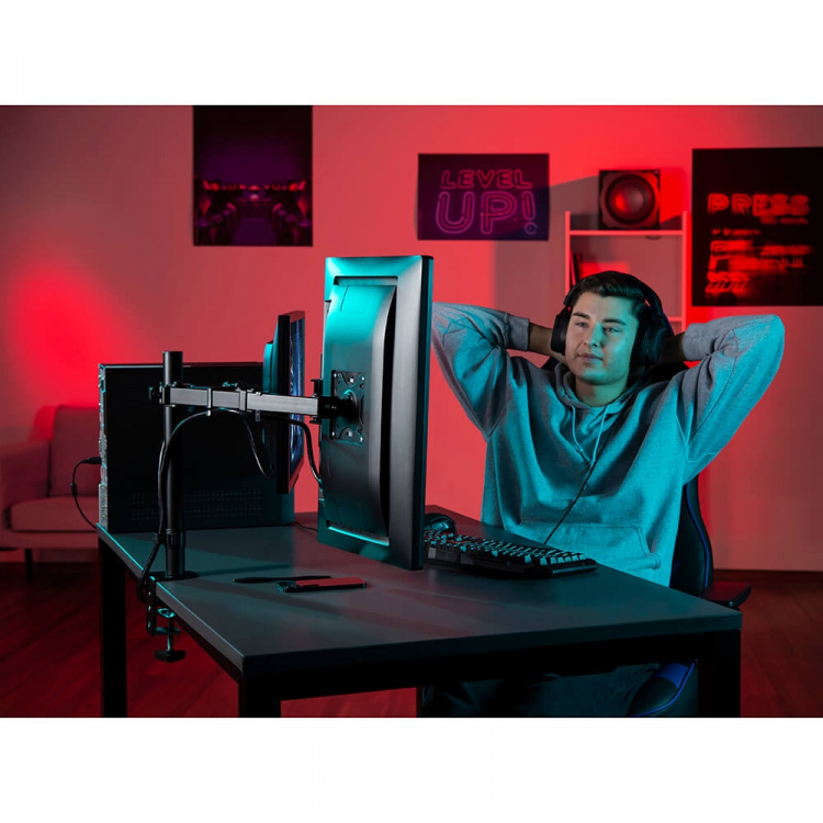 Hama Monitorfäste För Två Bildskärmar 13 Hama Monitorfäste För Två Bildskärmar 13