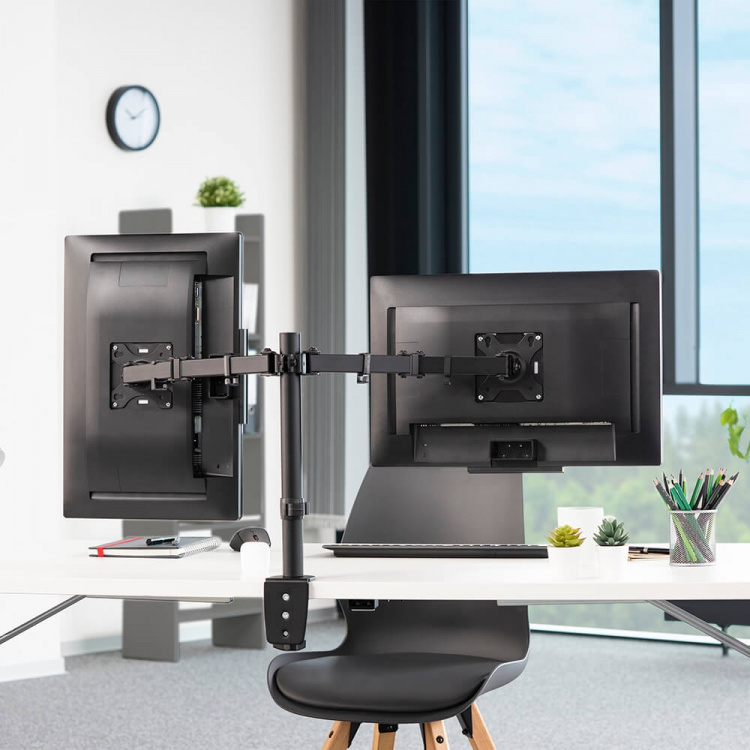 Hama Monitorfäste För Två Bildskärmar 13 Hama Monitorfäste För Två Bildskärmar 13