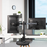 Hama Monitorfäste För Två Bildskärmar 13