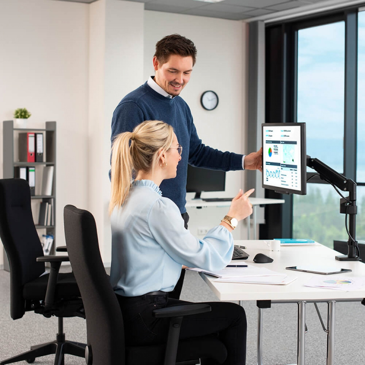 Hama Monitorfäste Performer För En Monitor Svart Hama Monitorfäste Performer För En Monitor Svart