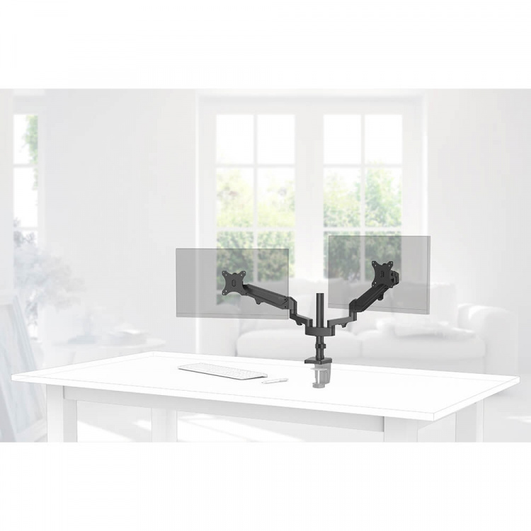 Hama Monitorfäste För Två Bildskärmar 13