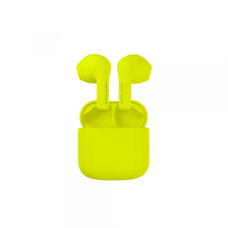 Happy Plugs Hörlur Joy In-Ear TWS Neongul Happy Plugs Hörlur Joy In-Ear TWS Neongul
