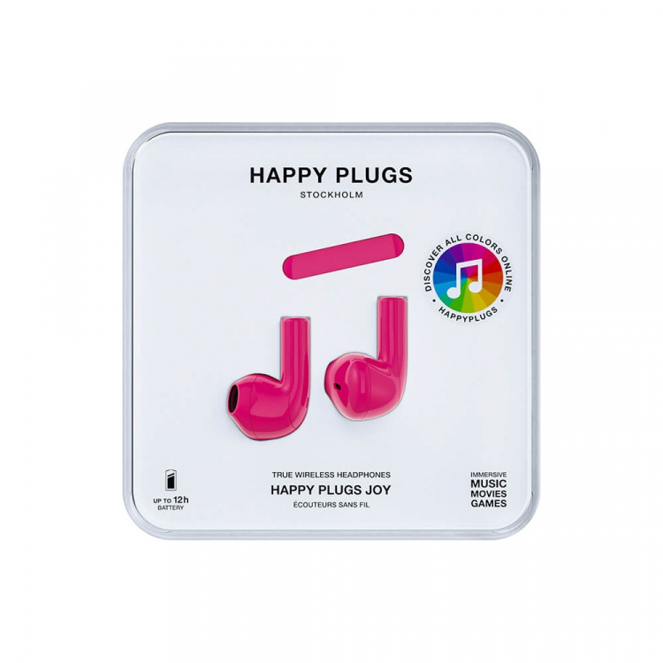 Happy Plugs Hörlur Joy In-Ear TWS Cerise