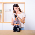 BLACK+DECKER Matberedare 600W Svart