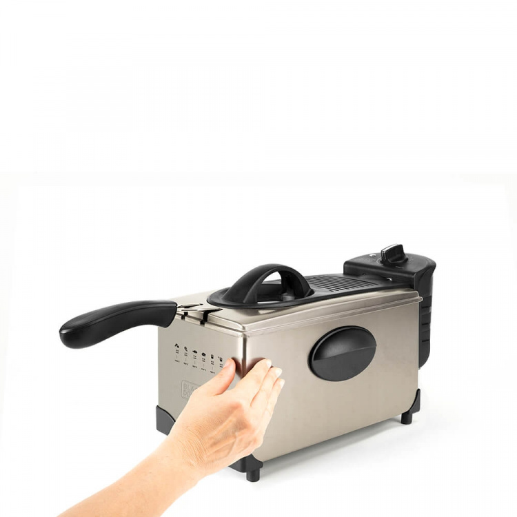 BLACK+DECKER Fritös 3L Borstad