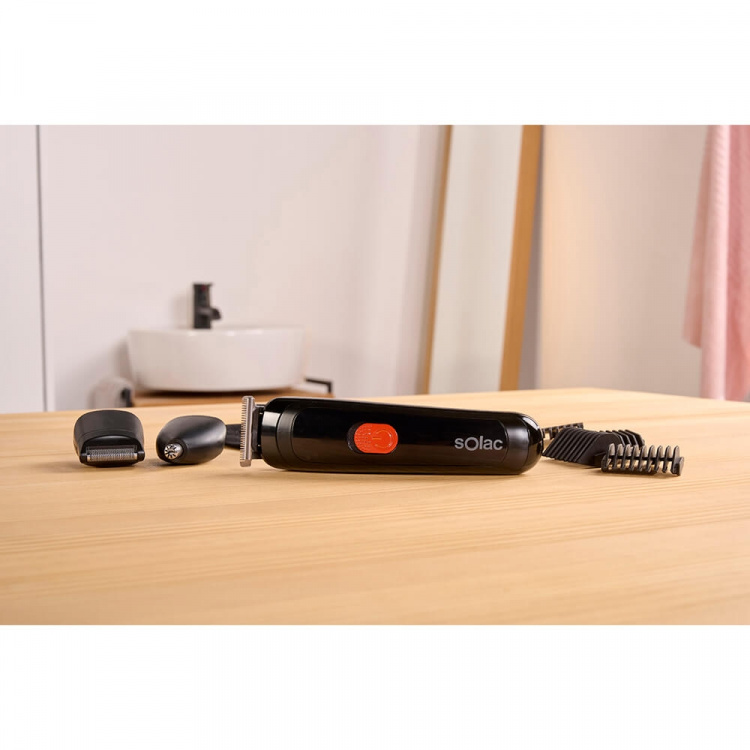 SOLAC Multifunktionell Hårklippare Pourpose Svart IPX6 SOLAC Multifunktionell Hårklippare Pourpose Svart IPX6
