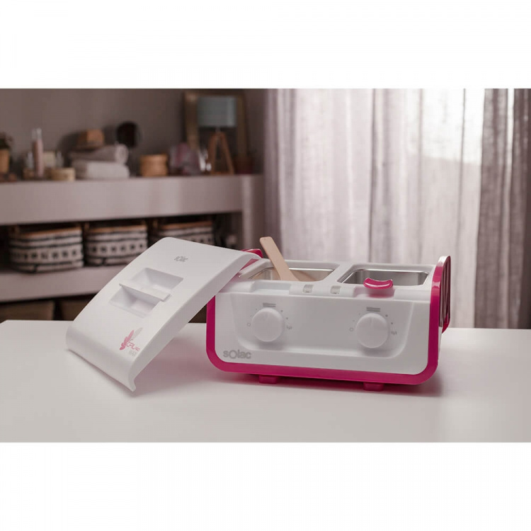 SOLAC Vaxvärmare Epil Pro Wax, Dubbla Vaxbehållare SOLAC Vaxvärmare Epil Pro Wax, Dubbla Vaxbehållare