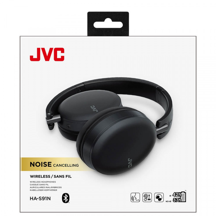 JVC Hörlur Over-Ear Svart ANC HA-S91N JVC Hörlur Over-Ear Svart ANC HA-S91N