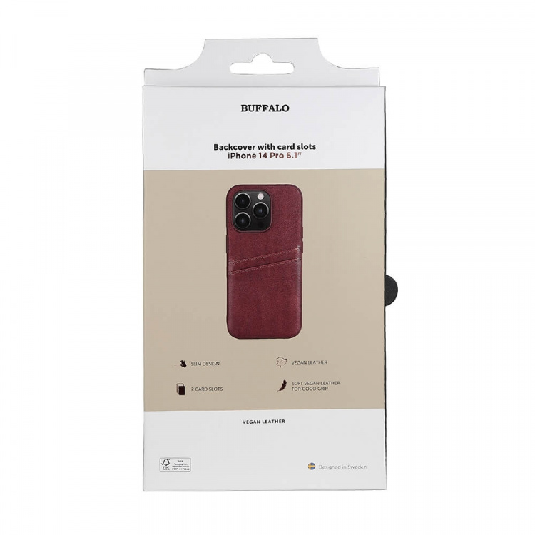 Buffalo Mobilskal PU Brun - iPhone 14 Pro