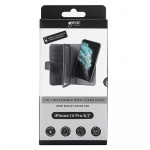 Gear Mobilfodral 2-1 7 Kortfack MagSeries Svart - iPhone 14 Pro