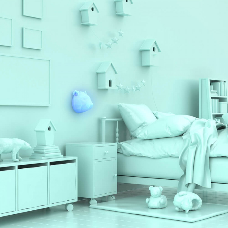 Mobility On Board Vägg Nattlampa Wild Light Panda Multicolor