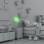 Mobility On Board Vägg Nattlampa Wild Light Noshörning Multicolor Mobility On Board Vägg Nattlampa Wild Light Noshörning Multicolor