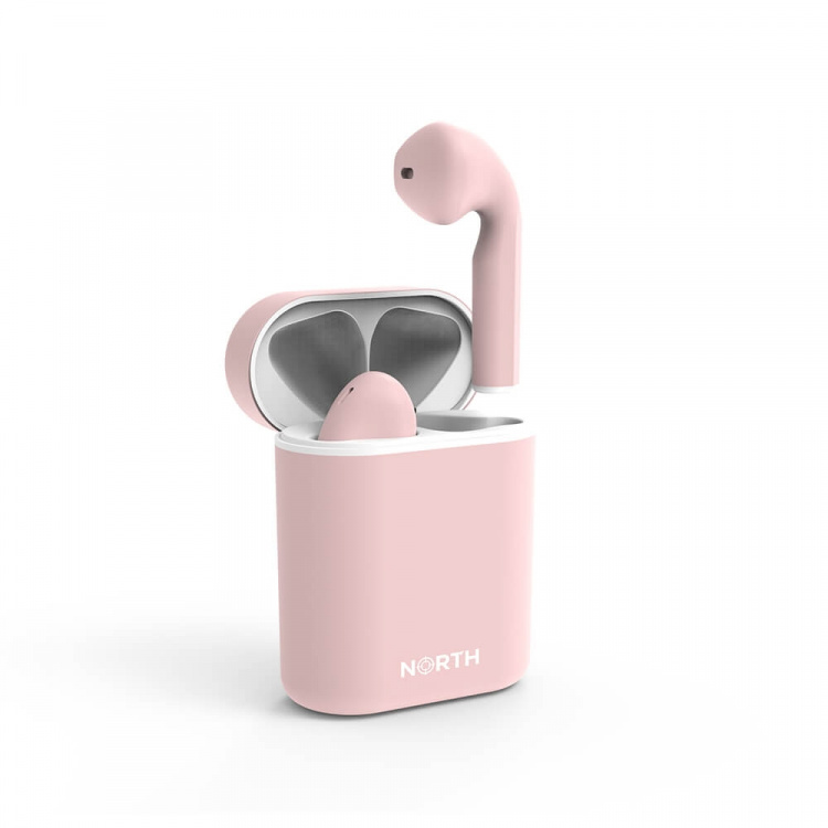 North True Wireless Hörlur TOUCH ONE Rosa TWS