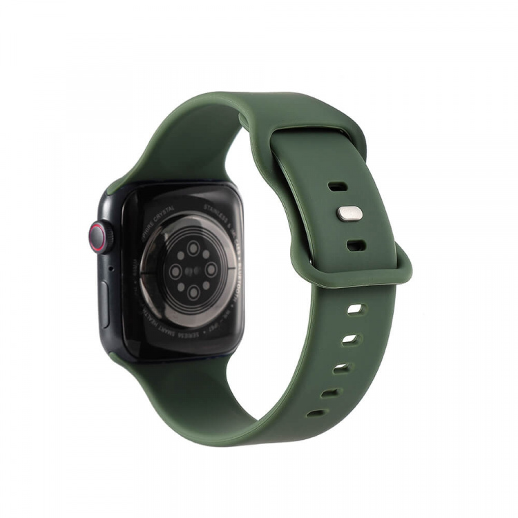 Gear Klockarmband Silikon OLIVGRÖN Apple Watch 38/40/41mm Gear Klockarmband Silikon OLIVGRÖN Apple Watch 38/40/41mm