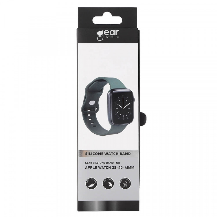 Gear Klockarmband Silikon OLIVGRÖN Apple Watch 38/40/41mm Gear Klockarmband Silikon OLIVGRÖN Apple Watch 38/40/41mm