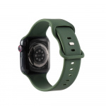 Gear Klockarmband Silikon Apple Watch 42/44/45mm Olivgrön Gear Klockarmband Silikon Apple Watch 42/44/45mm Olivgrön