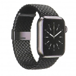 Gear Klockarmband Flätat SVART Apple Watch 42/44/45mm
