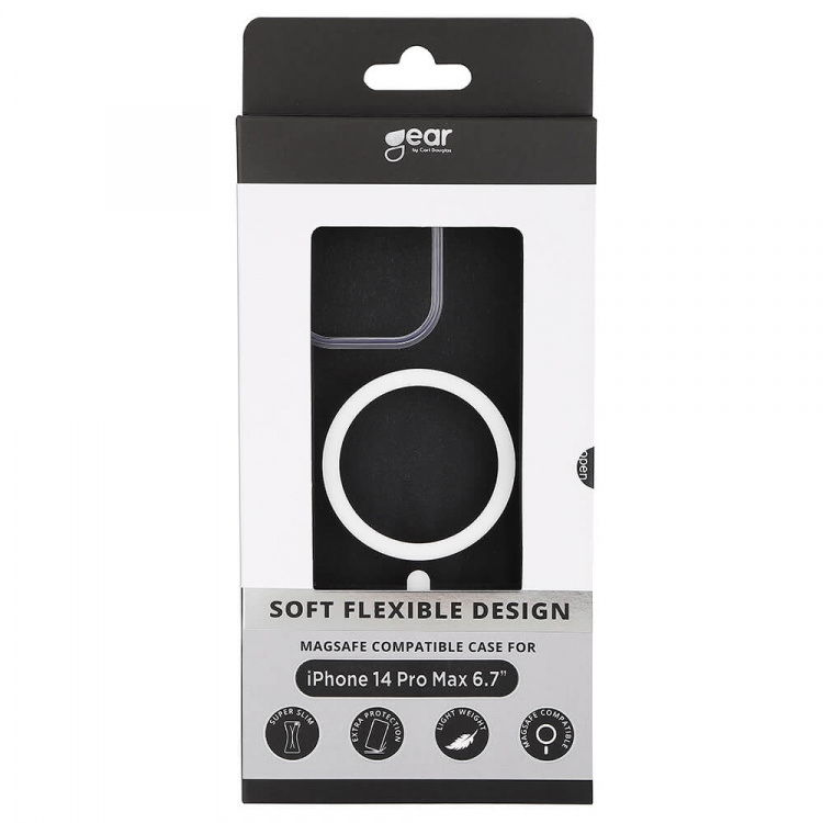 Gear Mobilskal TPE/PC MagSeries Transparent - iPhone 14 Pro Max Gear Mobilskal TPE/PC MagSeries Transparent - iPhone 14 Pro Max