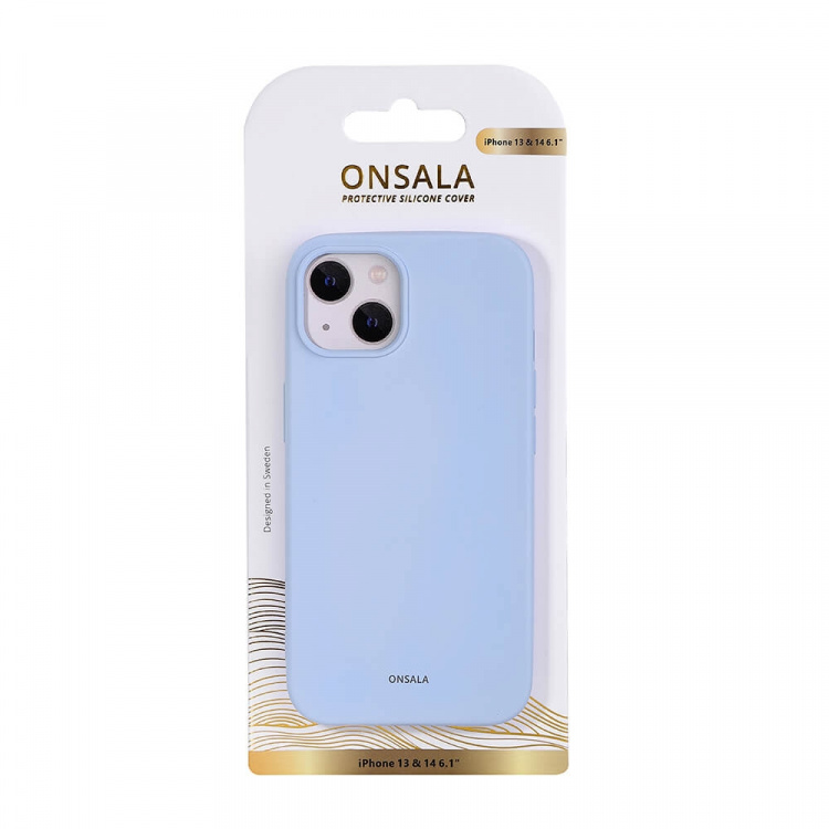Onsala Mobilskal Silikon Light Blue - iPhone 13/14