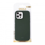 Onsala Mobilskal Silikon Olive Green - iPhone 14 Pro Max