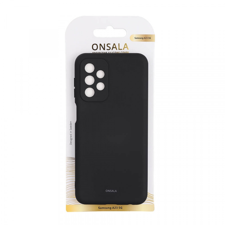 Onsala Mobilskal Silikon Black - Samsung Galaxy A23 5G