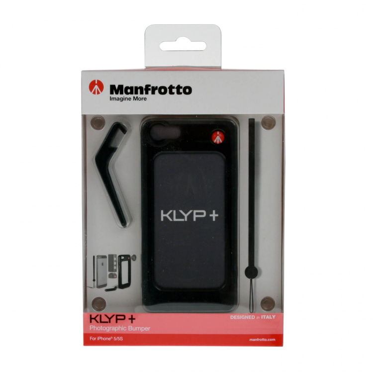 Manfrotto Skal iPhone 5/5S KLYP Svart