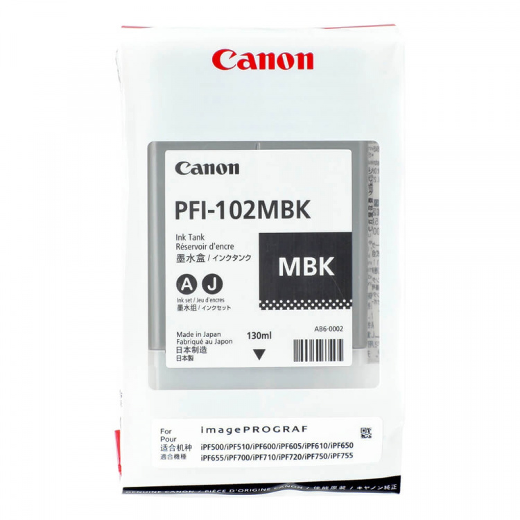 Canon Bläck 0894B001 PFI-102 Mattsvart