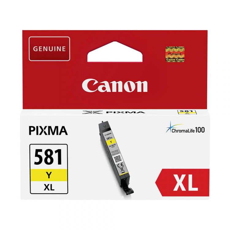 Canon Bläck 2051C001 CLI-581XL Gul Canon Bläck 2051C001 CLI-581XL Gul