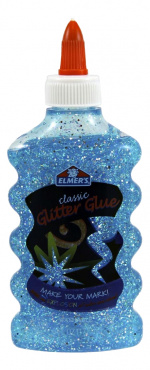 ELMER\'S Glitter Glue Blue, 177ml, Lim ELMER\'S Glitter Glue Blue, 177ml, Lim